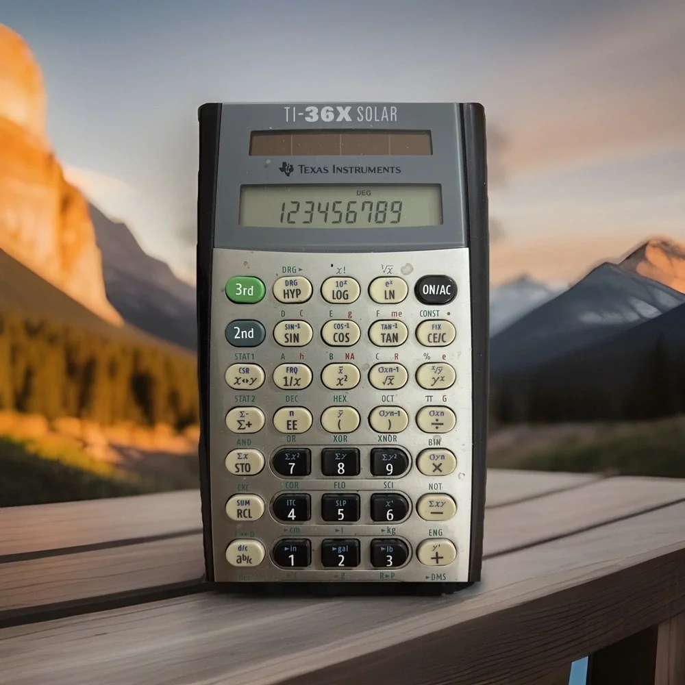 Calculator Scientific Texas Instruments TI-36X Solar Works  *No‎ Cover*